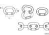 Chain link 8p d12mm s/steel<