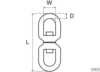 Auge / Wirbelauge d13mm Inox 