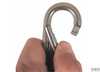 Kong side snap hook d10mm s/steel