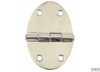 Long oval extra hinge 78x56mm s/steel<