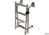 Ladder std 3st s/steel/wood<