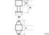 Passhalter d22mm Edelstahl 