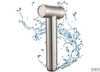 Shower head push button s/steel<