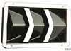 Louvered vent compact 325x110mm s/steel