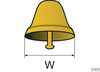 Bell rina d210mm brass