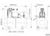 Horn air compressor marco 8bar 24v