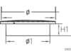 Light led 12v flush ip67 d77 pl<