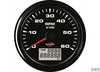 Tach/hour meter 4000 all black<