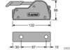 Einzelner antaler V-Griff 12 / 16 mm 