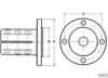 Gearbox coupling d40