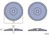 Pr anodes flange d90mm+screws zn