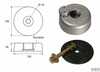 Set anode flange thick d135mm zn