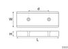 Klappanode l130mm zn 