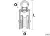 Ankerblock d12mm l83mm Edelstahl 