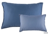 Set 2 cushion waterpr.40x60-30x40 blue
