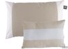 Lot de 2 coussins imperméables marine-blanc 