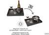 2in1 magnetic drink&bread holder silwy