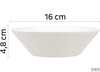 Set 2 magnetic bowls porcelain silwy