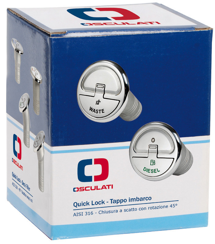 Quick Lock Diesel 30° Einfüllstutzen 50 mm - Osculati 2036613