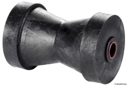 Central roller, black 130 mm 