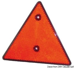 Dreieckrückstrahler,  70 mm 