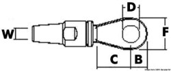 Norseman snørehul terminal 6 mm