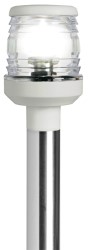 Classic 360° pull-out pole w//base white plastic 60cm 