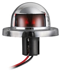 Red 112,5 ° navigácia svetlo z chrómovanej ABS