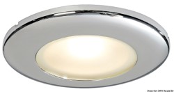 Capella II LED zápustné stropné svietidlo zrkadlovo leštené biele 1+1 LED 