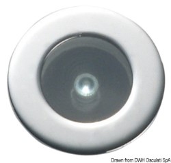 Kružidlo LED osvetlenie interiéru biela 12/24 V