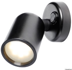 Leddelt LED spotlight ABS sort