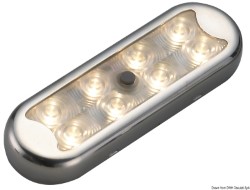 Stropné Bimini ocele Compact 8 LED