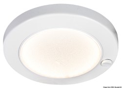 Hvidt, monteret ABS Saturn LED loftslampe