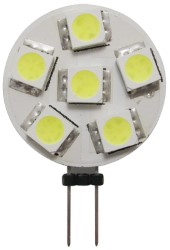 Ampoule 6 LED G4 fixation latèrale Ø 24 mm 