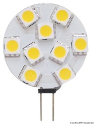 Ampoule LED SMD G4 12/24V fixation latérale Ø 24mm 