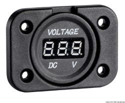 Digital voltmeter 8/32 V recess mounting 