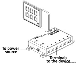 Panneau électronique touch-control 10interrupteurs 
