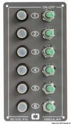 Elite electric control panel 6 switches 
