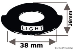 Etiquette en aluminium Compass light 
