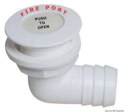 Fire Port 90 ° m / slange ad.38mm