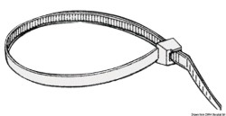 Reusable clamp white nylon 2 cm 