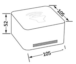 Avertisseur à membrane Q Box blanc 