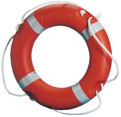 Boia salva-vidas com anel aprovada pela MED