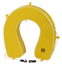 Bouée fer-à-cheval PVC jaune version equipée 