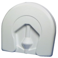 Kit horseshoe lifebuoy w/white ABS case 