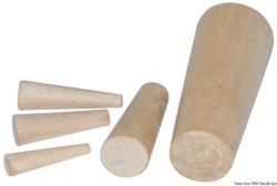 Tapones de cono de madera, 10 piezas