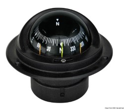 IDRA built-in compact compass w/black front rose 