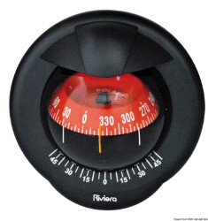 Riviera Pegasus kompas 4 "črna / rdeča