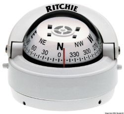 RITCHIE Explorer extern. kompas 2"3/4 wit/wit