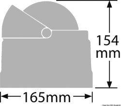 RITCHIE Wheelmark внешний компас 4"1/2 черный/бла